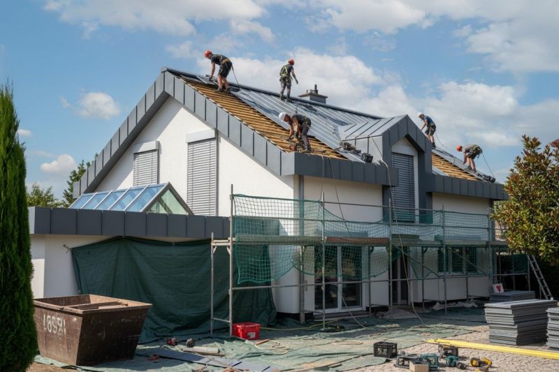 Aluminum Roof Replacement detail