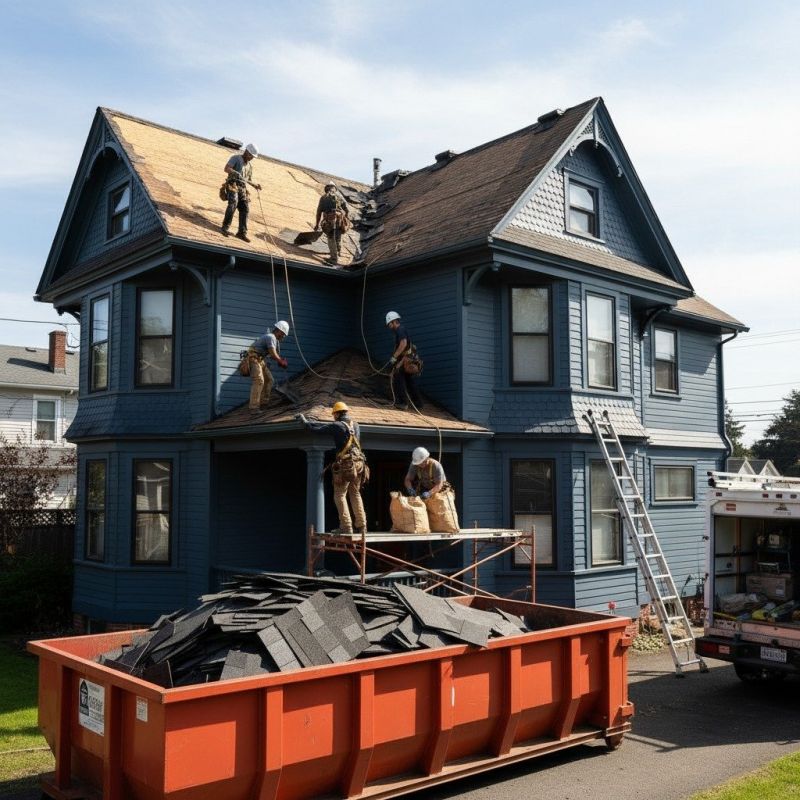 Damaged Roof Replacement detail