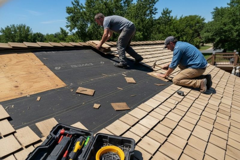 Shake Shingle Repair detail