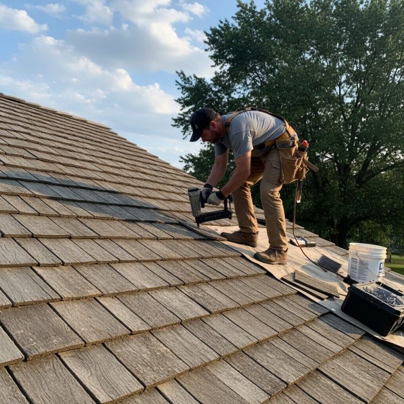 Shake Shingle Repair detail