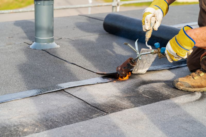 Tar Roof Installation detail